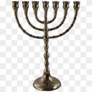 Klassische Menora, Silberfarben - Hanukkah, HD Png Download