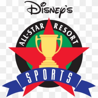 Disneys All Star Sports Resort Logosvg Wikipedia - Disney's All Star Sports Resort Logo, HD Png Download