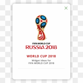 World Cup 2018 Widgets - 2018 World Cup Logo Png, Transparent Png