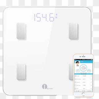 1byone Smart Wireless Digital Bathroom Scale - Iphone, HD Png Download