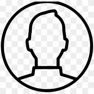 Man Profile Circle Shape Photo Comments - Anonymous User Icon, HD Png Download