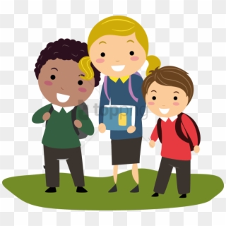 Free Png School Kids Png Png Image With Transparent - School Kids Cartoon Png, Png Download