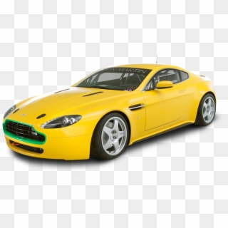 Aston Martin V8 Vantage Yellow, HD Png Download