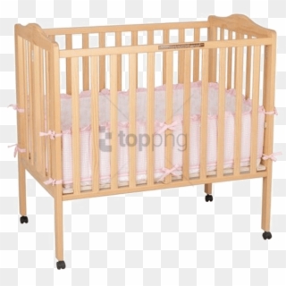 Crib Photo Png Image With Transparent Background - Crib For Baby Png, Png Download