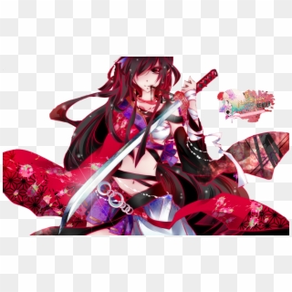 Sexy Anime Samurai Girl, HD Png Download