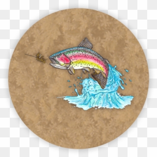 Rainbow Trout Jumping Popsocket - Marlin, HD Png Download