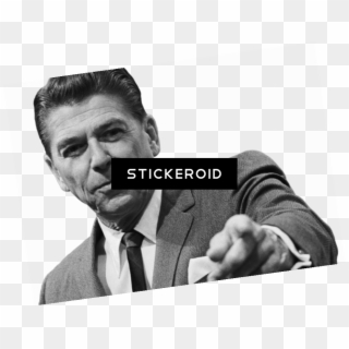 Ronald Reagan Pointing - Gentleman, HD Png Download