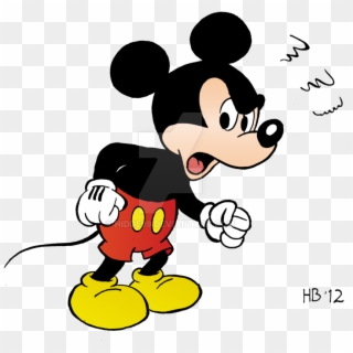 Animate Drawing Mickey Mouse Transparent Png Clipart - Donald Duck Wütend, Png Download