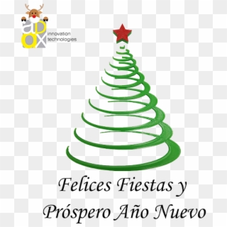 ¡abax Os Desea Felices Fiestas - Christmas Tree, HD Png Download