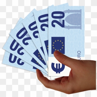 Cash Hand Euros Photosymbols - Cash, HD Png Download