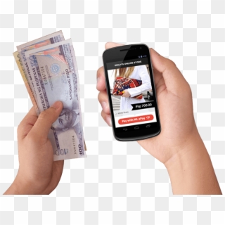 Pay With Cash At Any M Lhuillier Branch - Iphone, HD Png Download