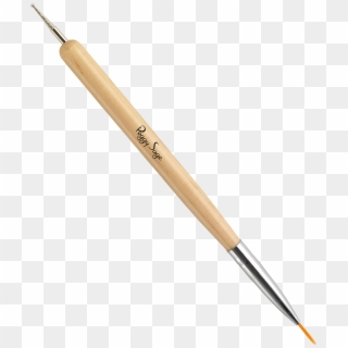 2 In 1 Nail Art Brush / Marbling Tool - Pencil Top View Png, Transparent Png