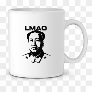 Mug En Céramique Lmao Mao Zedong Par Laundryfactory - Mao Tse Tung Drawing, HD Png Download