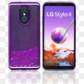 Lg Stylo 4 Mm Electroplated Water Glitter Case With - Glasgow Scotland With Style, HD Png Download
