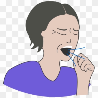 Chest Pain, Coughing Or Wheezing - Cartoon Cough Png, Transparent Png