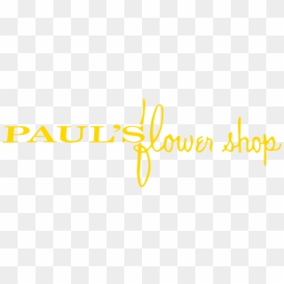 Paul Davis' Flower Shop - Calligraphy, HD Png Download