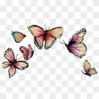 Butterfly Crown Transparent, HD Png Download