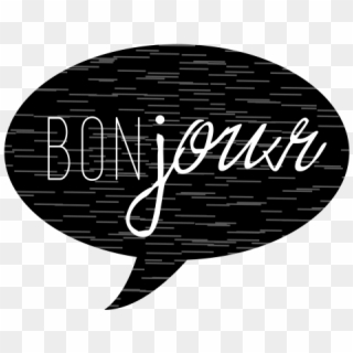 If You Would Love To Use This Bonjour Print I Designed, - Bonjour Png, Transparent Png