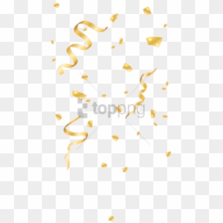 Free Png Gold Confetti Png Png Image With Transparent - Gold Transparent Confetti Png, Png Download