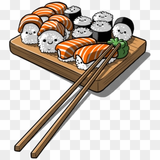 Transparent Cartoon Sushi, HD Png Download