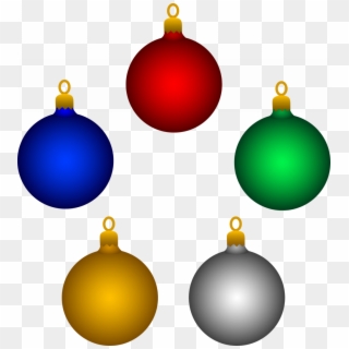 Free Clip Art Of Christmas Lights Clipart Best Pertaining - Christmas Tree Ornaments Clipart, HD Png Download