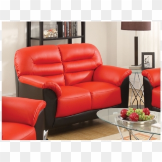 Sibba Red Love Seat - Coffee Table, HD Png Download
