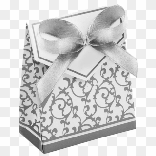 Cajas Regalo Para Boda - Grey Silver And White Baby Shower Theme, HD Png Download