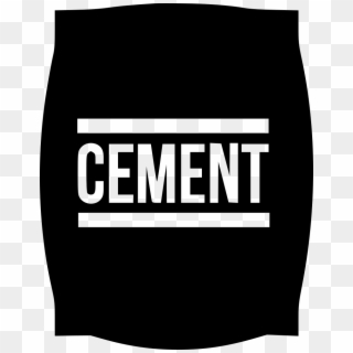 Cement Bag Comments - Cement Png Black And White, Transparent Png