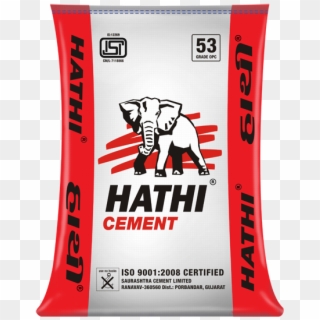 Ordinary Portland Cement 53 Grade - Hathi Cement, HD Png Download