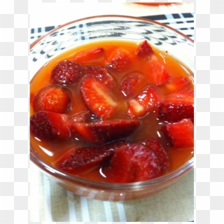 Fresas Con Zumo De Naranja Y Azúcar - Strawberry, HD Png Download