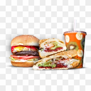 Burger And Shawarma Pics Png, Transparent Png