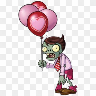 Pink Balloon Zombie - Plants Vs Zombies Love, HD Png Download