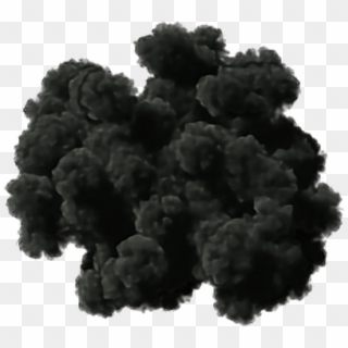 #ftestickers #smoke #cloud #black #thick - Thick Black Smoke Png, Transparent Png