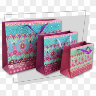 Patterned Carrier Bags - Box, HD Png Download
