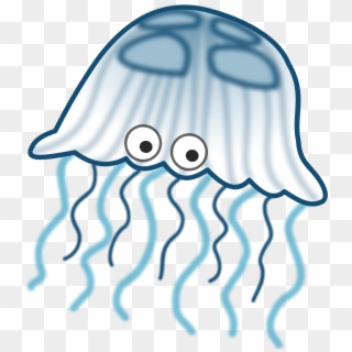 This Free Icons Png Design Of Cartoon Jellyfish - Jellyfish Clipart, Transparent Png