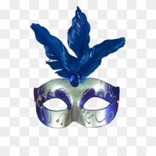 Azul, Carnaval, Máscara, Baile De Máscaras, Festa - Mascara De Carnaval Azul Png, Transparent Png