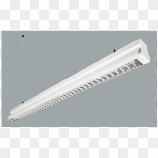 A White Low Glare Linear Led On A Grey Background - Light, HD Png Download