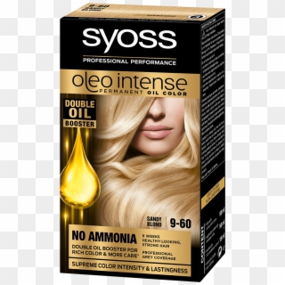 Syoss Com Color Oleo Intense 9 60 Sandy Blond - Syoss Blond, HD Png Download
