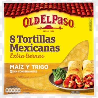 Tortillas Mexicanas Con Maíz - Tortillas Wraps Old El Paso, HD Png Download