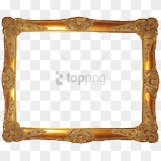 Free Png Vintage Gold Frame Png Png Image With Transparent - Gold Frame Clip Art, Png Download