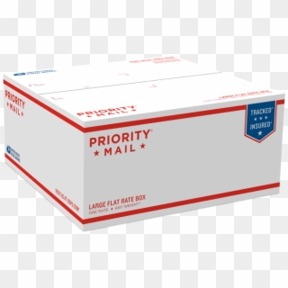 Image Of A Priority Mail Large Flat Rate Box - Box, HD Png Download