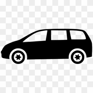 Picture Freeuse Png Icon Free Download Onlinewebfonts - Minivan Clipart Black And White, Transparent Png