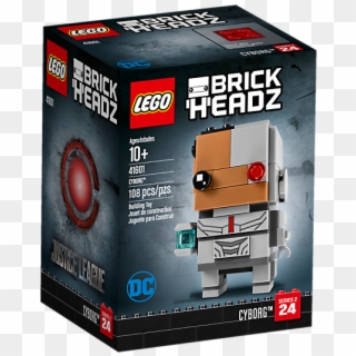 Cyborg - Lego Brickheadz Cyborg, HD Png Download