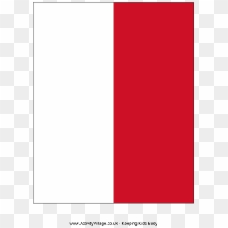 Monaco Flag - Carmine, HD Png Download