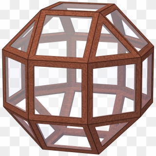 Polyhedron Small Rhombi 6-8, Davinci - House, HD Png Download