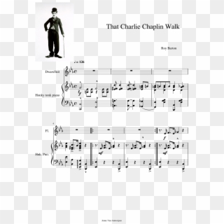 That Charlie Chaplin Walk Sheet Music Composed By Roy - Sheet Music, HD Png Download