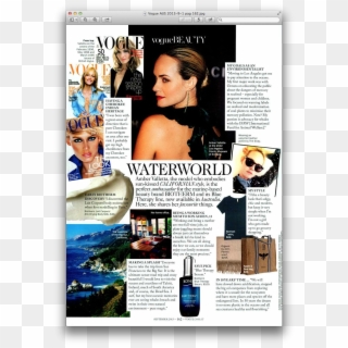 Amber Valetta / Vogue Australia / Organic By John Patrick - Amber Valletta Vogue, HD Png Download
