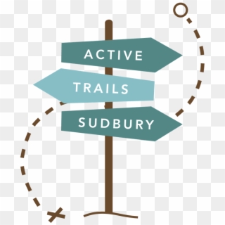 Active Trail Sudbury Logo-04 - Sign, HD Png Download