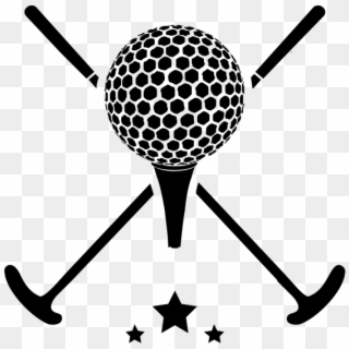Silhouette Golf Ball Vector, HD Png Download