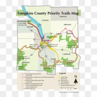 Ithaca-tompkins County Transportation Council, Said - Map, HD Png Download
